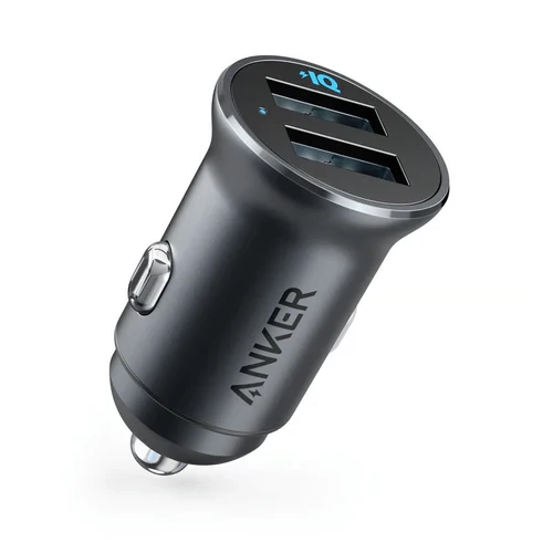 ANKER 24W, ANKER 24W Car Charger ,ANKER 24W Car Charger Black