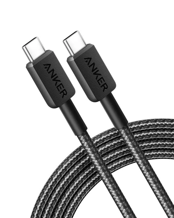 Anker 322 Type C to C 60W Cable Black 1M