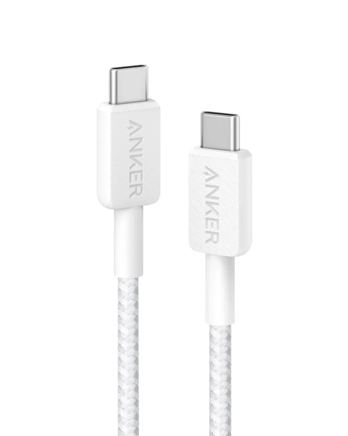 Anker 322 Type C to C 60W Cable White 1M