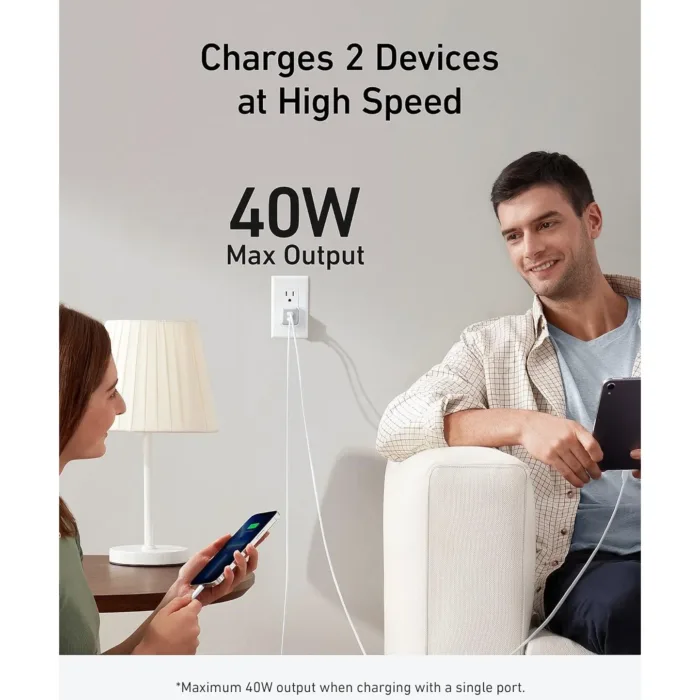 Anker 521 Charger Nano Pro 40W Blue - Image 4