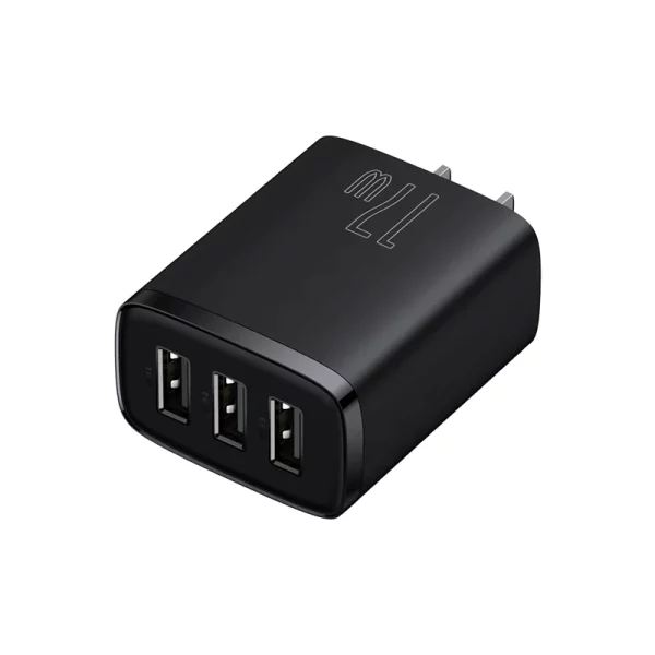 Baseus 17W, Baseus 17W Compact 3 Port, Baseus 17W Compact 3 Port USB Mobile Charger for sale