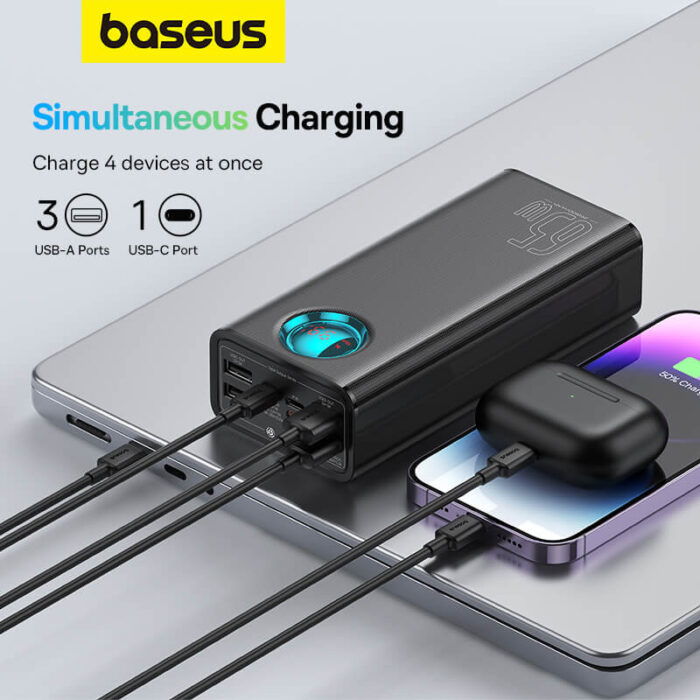 Baseus Amblight Digital Display Fast Charge Power Bank 26800mAh - Image 5