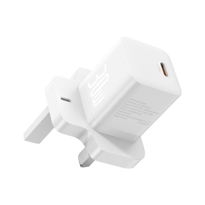 Baseus GaN5 Fast Charger Mini 1C 30W EU White for sale