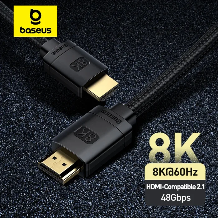 Baseus High Definition HDMI 2.1 Cable 8K 3M Black