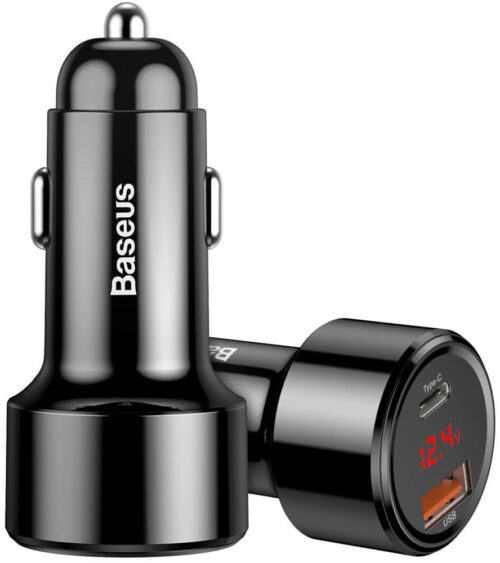 Baseus Magic Series 45w ,Baseus Magic Series 45w Car Charger with Digital Display