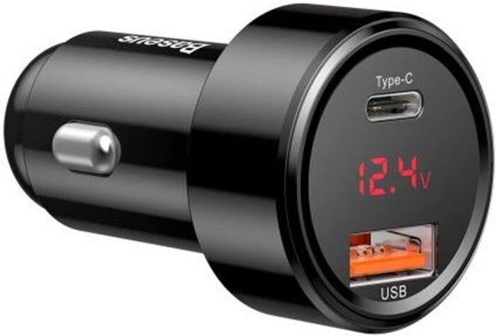 Baseus Magic Series 45w Car Charger with Digital Display - Image 3