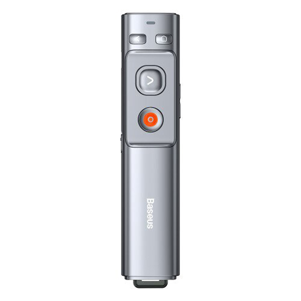 Baseus Orange Dot AI , Baseus Orange Dot AI Wireless, Baseus Orange Dot AI Wireless Presenter Red Laser Gray