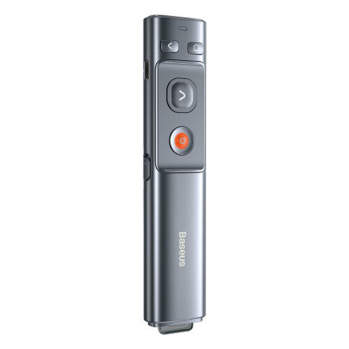 Baseus Orange Dot AI , Baseus Orange Dot AI Wireless, Baseus Orange Dot AI Wireless Presenter Red Laser Gray