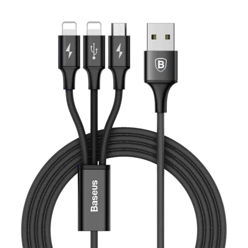 Baseus Rapid Series , Baseus Rapid Series USB 3-in-1, Baseus Rapid Series USB 3-in-1 cable 1.2m