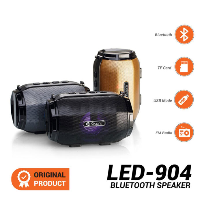 Kisonli Brand LED-904 Mini Bluetooth Speaker