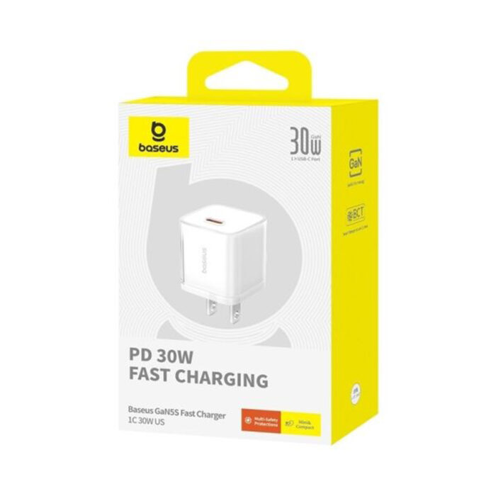 Baseus GaN5S Fast , Baseus GaN5S Fast Charger 1C, Baseus GaN5S Fast Charger 1C 20W US Moon White for sale