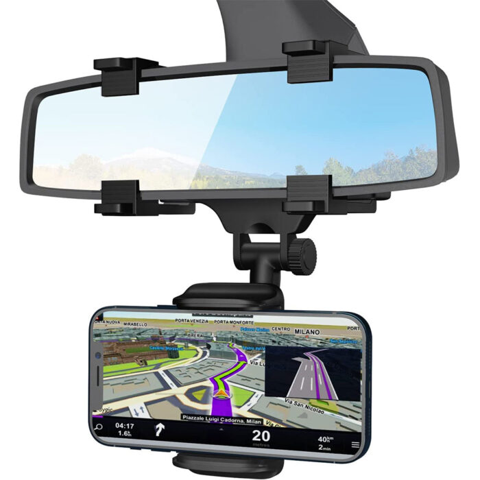 REARVIEW MIRROR MOBILE HOLDER
