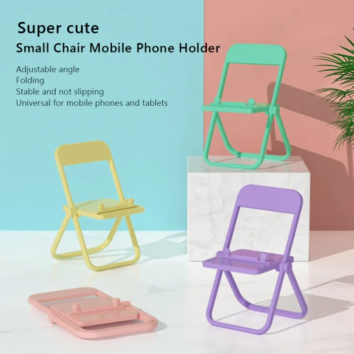 Small Chair Shape Cell Phone Stand