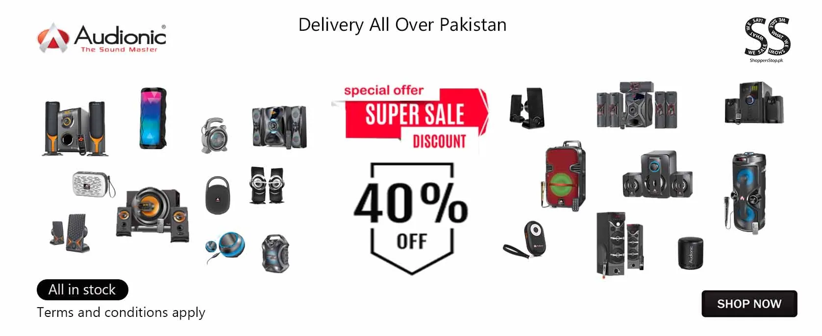 Audionic Speakers Banner