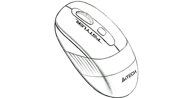 A4TECH FG1010S 2in1 2.4Ghz Wireless Keyboard & Mouse