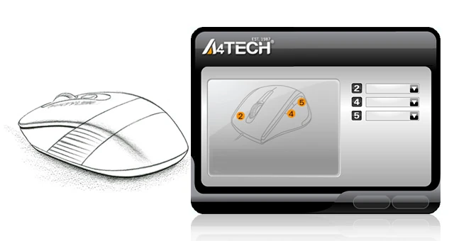 A4TECH FG1010S 2in1 2.4Ghz Wireless Keyboard & Mouse