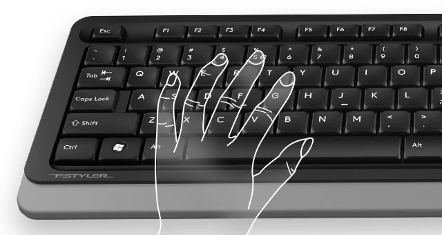 A4TECH FG1010S 2in1 2.4Ghz Wireless Keyboard & Mouse