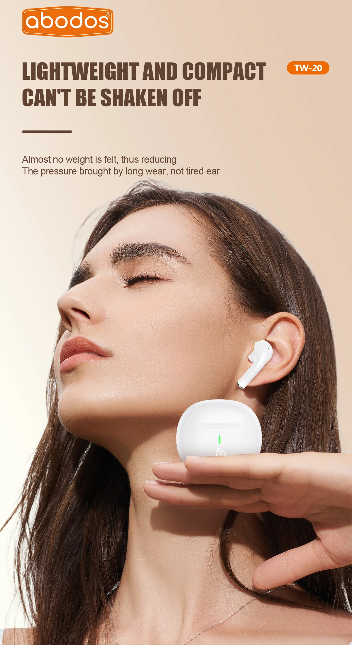 Abodos TW-20 Wireless Earphones