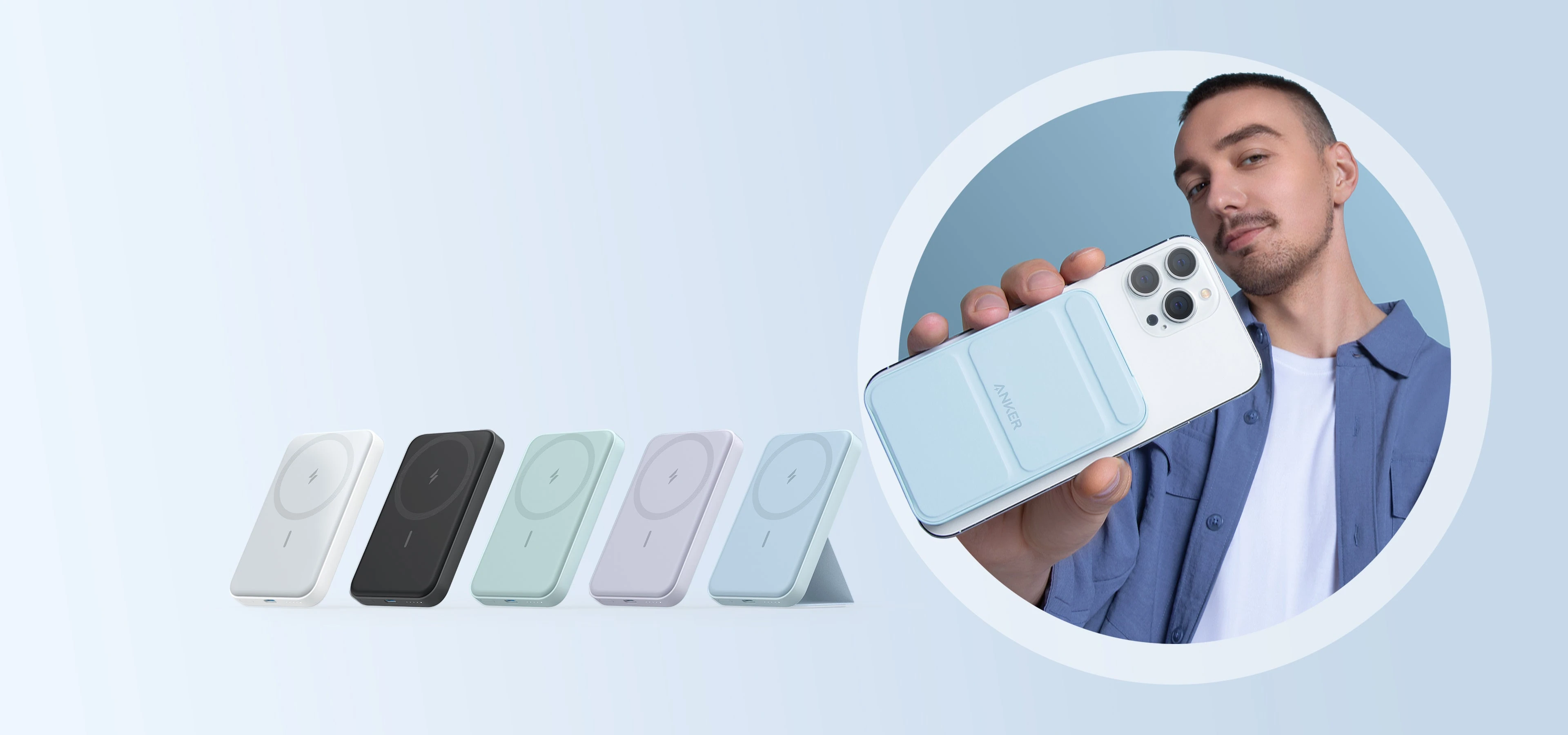 Anker 622 MagGo 5000mAH Magnetic Power Bank Black