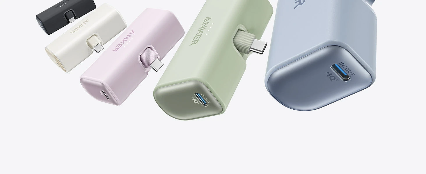 Anker Nano Power bank 5000mah with Built In Type-C Connector 22.5w | A1653