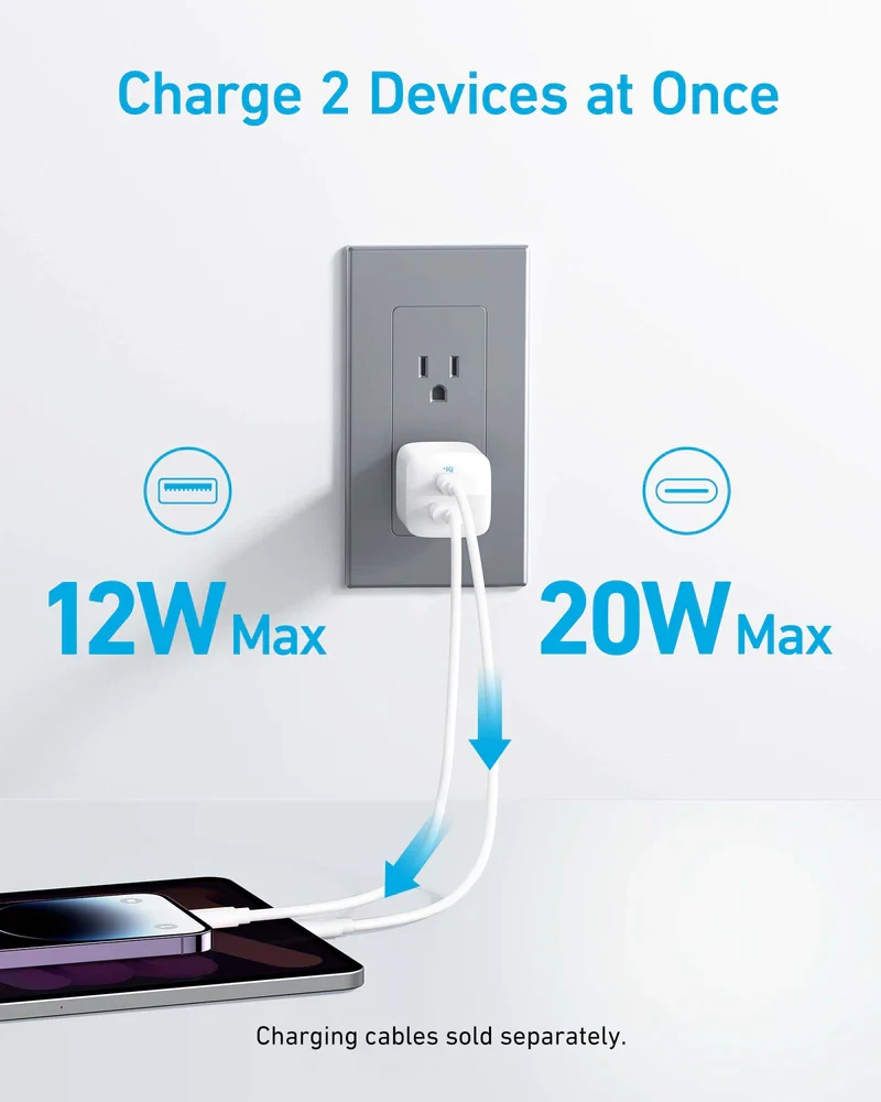 Anker 33W PD+USB Fast Charger | A2331