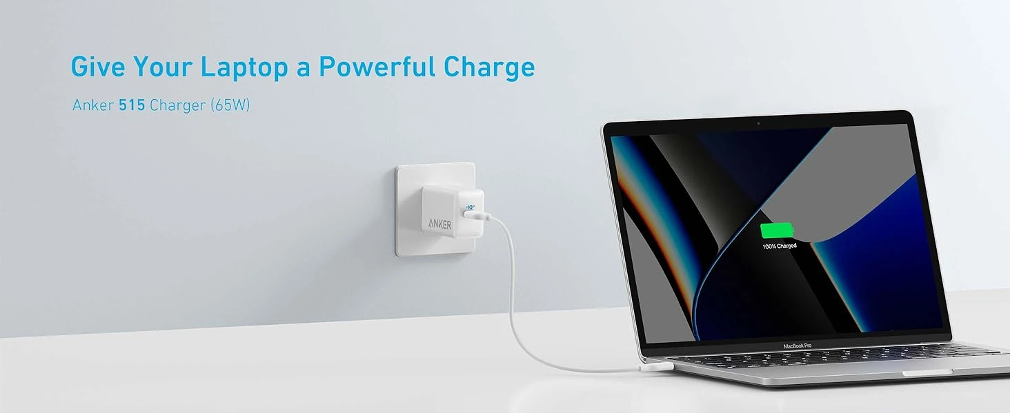 Anker 515 PowerPort III Pod Lite 65w Compact Fast Charger A2718