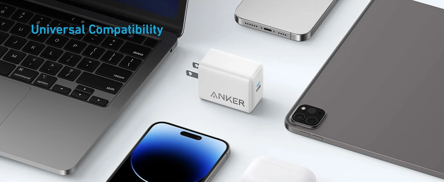 Anker 515 PowerPort III Pod Lite 65w Compact Fast Charger A2718
