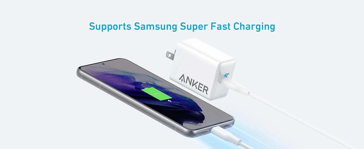 Anker 515 PowerPort III Pod Lite 65w Compact Fast Charger A2718