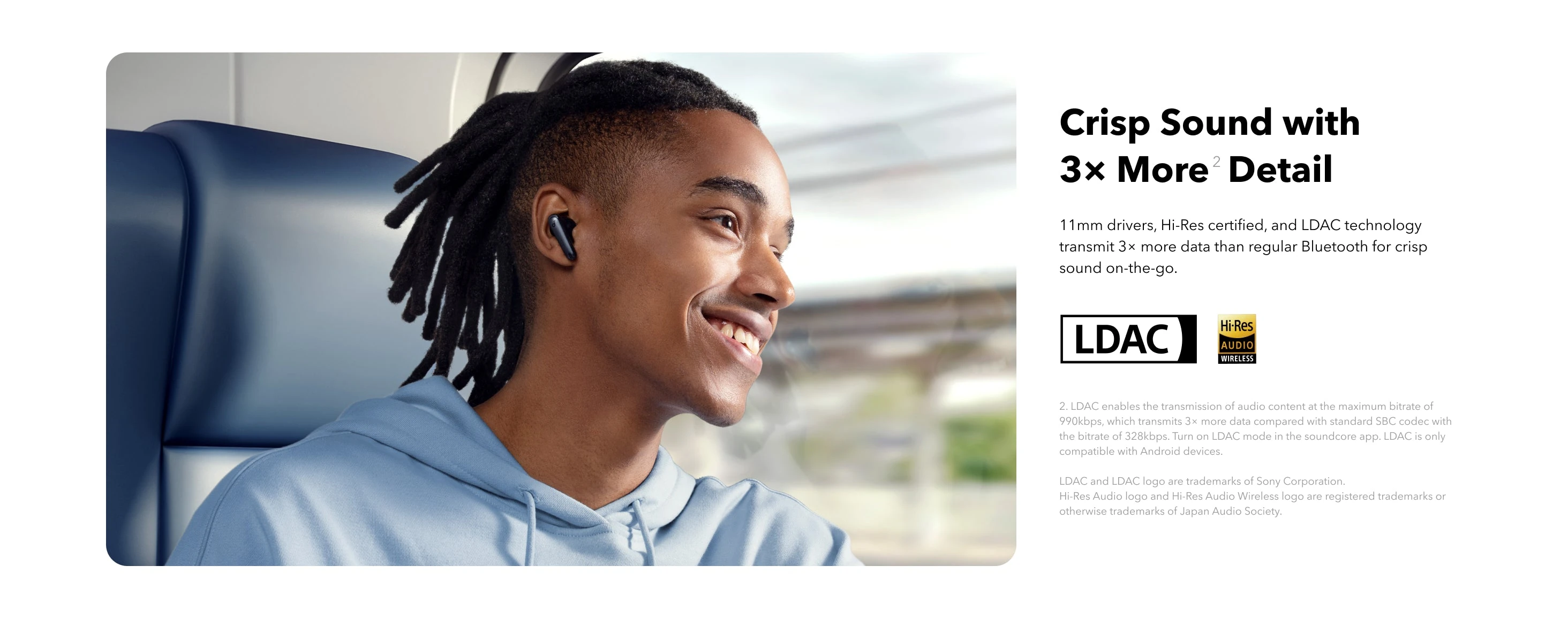 Anker Liberty 4 NC Soundcore Wireless Noise Cancelling Earbuds A3947