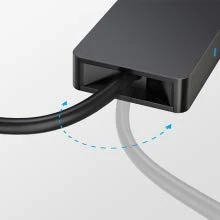 Anker A7516 4-Port USB 3.0 Ultra Slim Data Hub Extended Cable For Macbook, Mac Pro / Mini, IMac, Surface Pro, XPS, Notebook PC Hub
