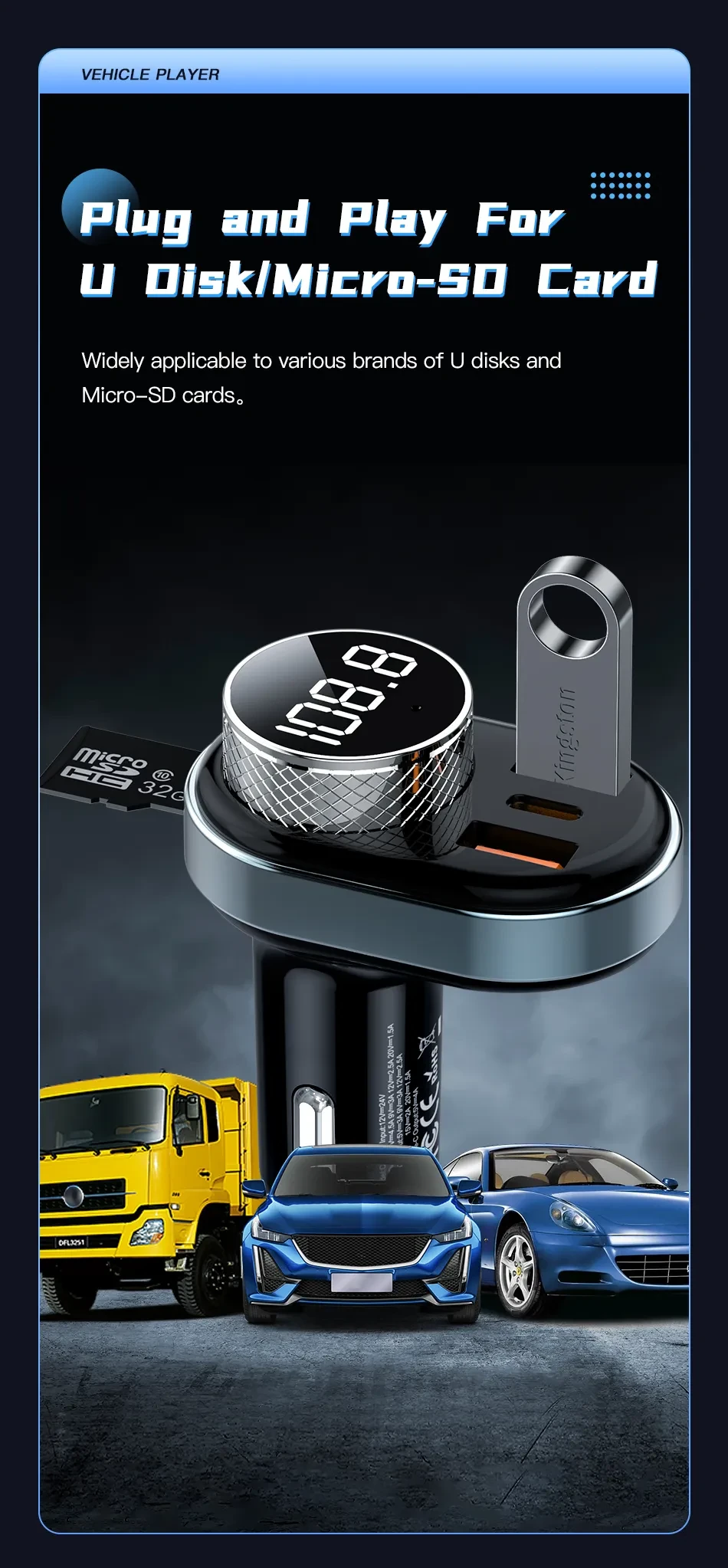 Awei C-843 Mini Car Charger Fast Charger