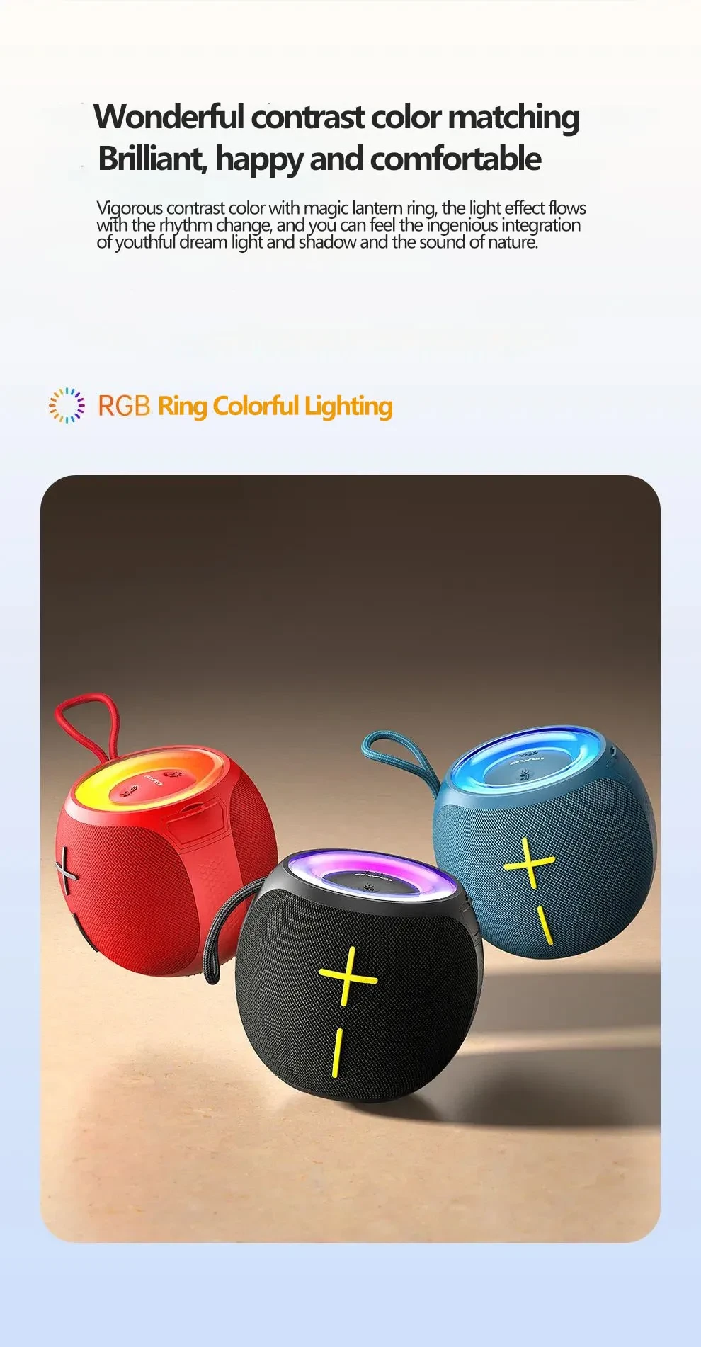 Awei KA19 Portable Outdoor Bluetooth Speaker 360°