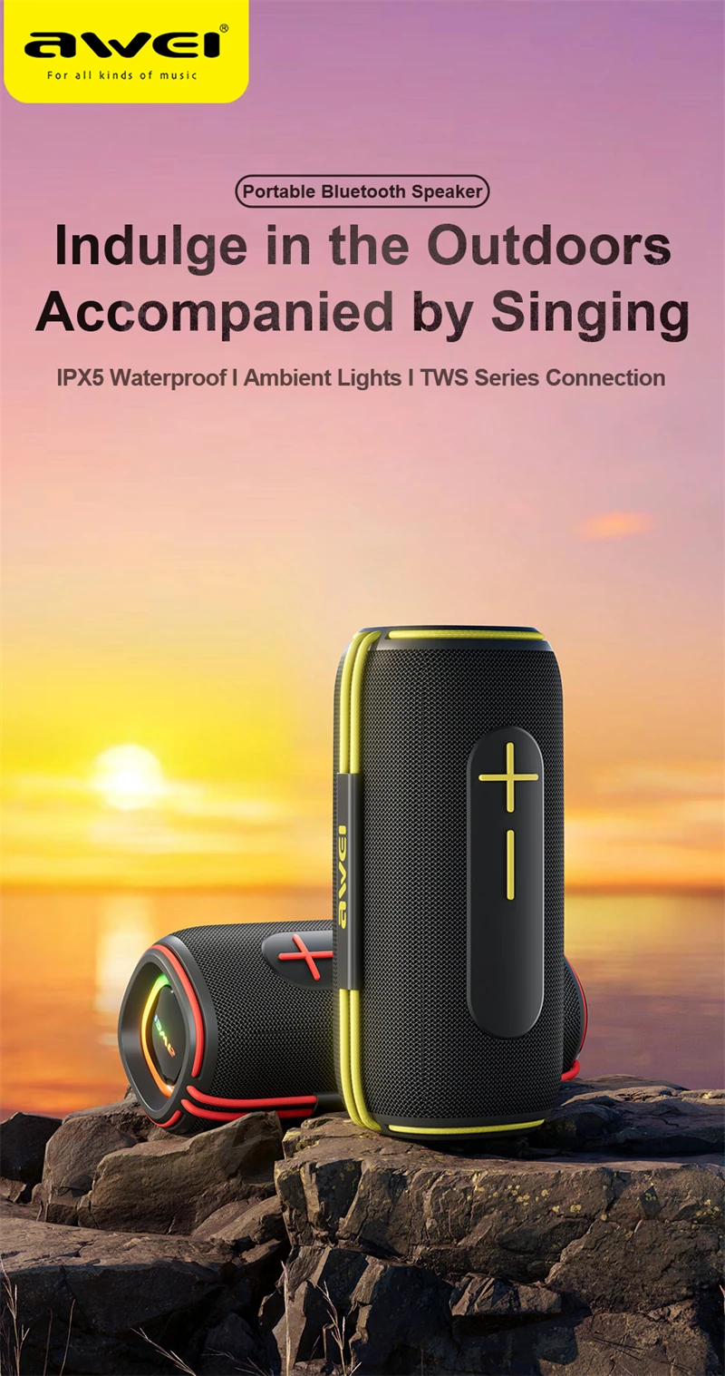 Awei KA5 20W Bluetooth Portable Speaker V5.3