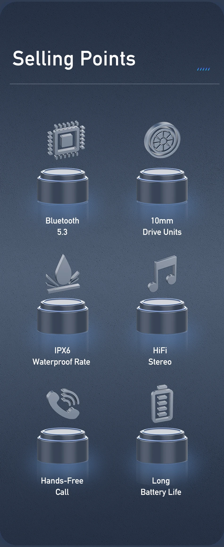 Awei T1 Pro True Sports Earbuds With Charging Case