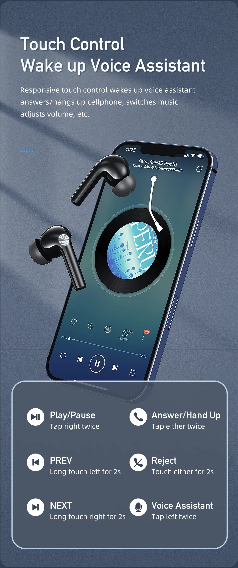 Awei T1 Pro True Sports Earbuds With Charging Case