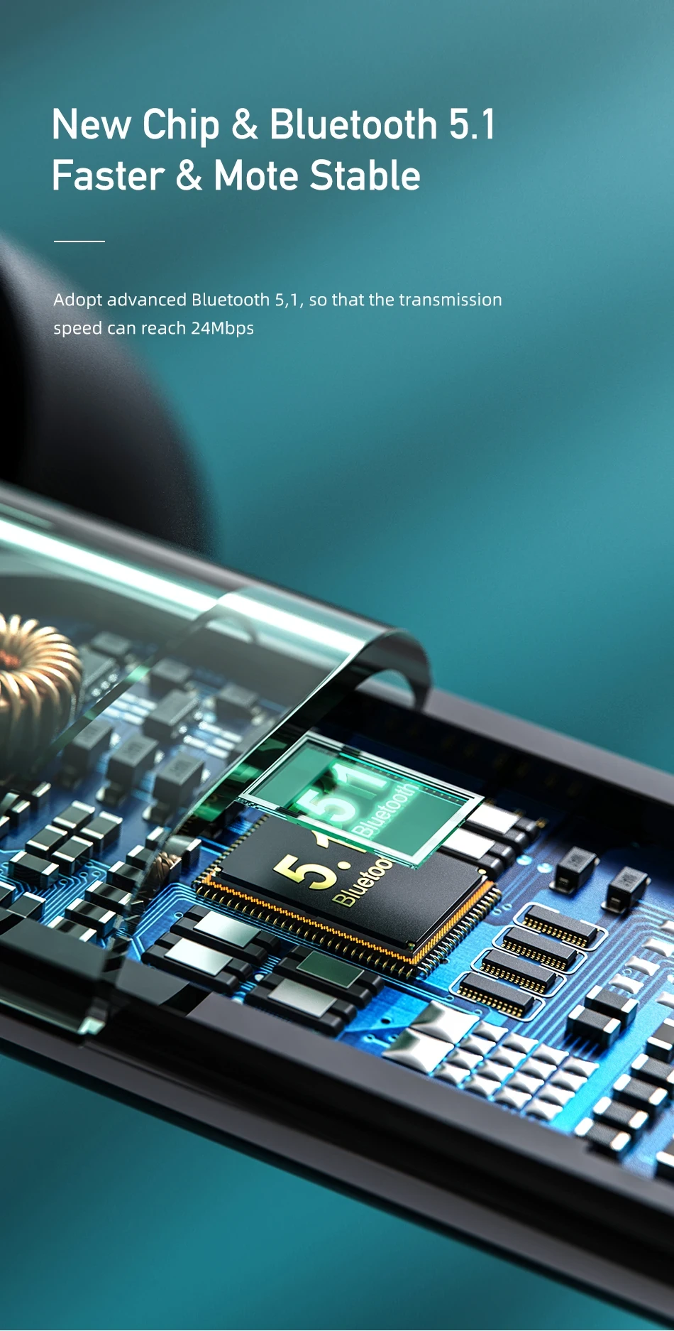 Awei T12P TWS Earphone Dual Dynamic Driver Wireless Bluetooth