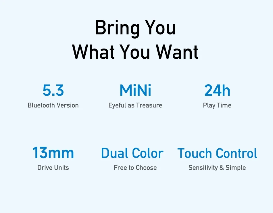 Awei Tws T26 Pro Wireless Bluetooth Earbuds V5.3