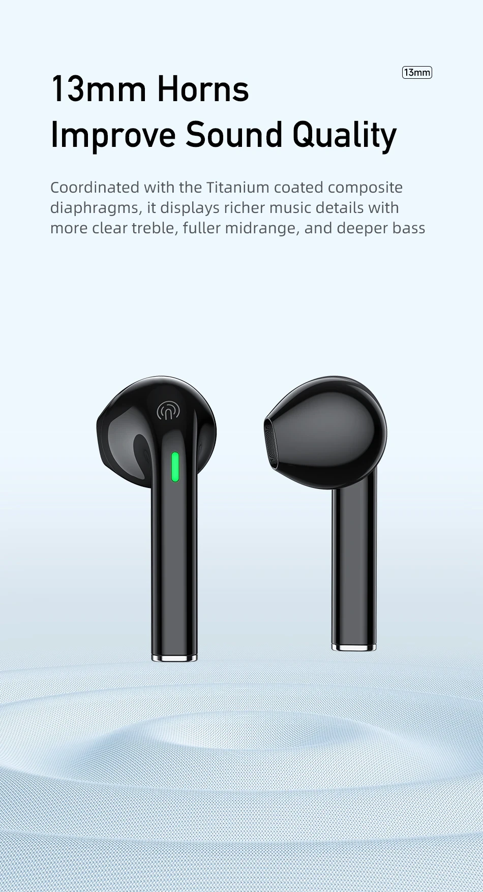 Awei Tws T26 Pro Wireless Bluetooth Earbuds V5.3