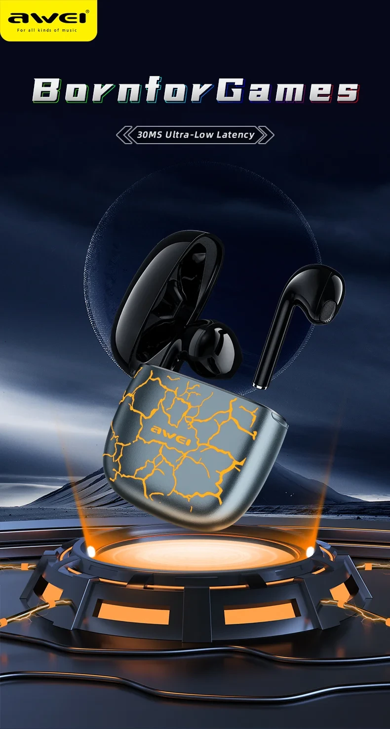 AWEI T28 Pro Gaming Wireless Earphones