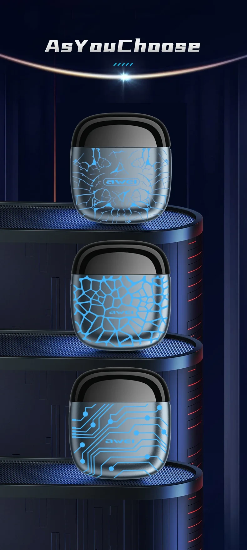 AWEI T28 Pro Gaming Wireless Earphones