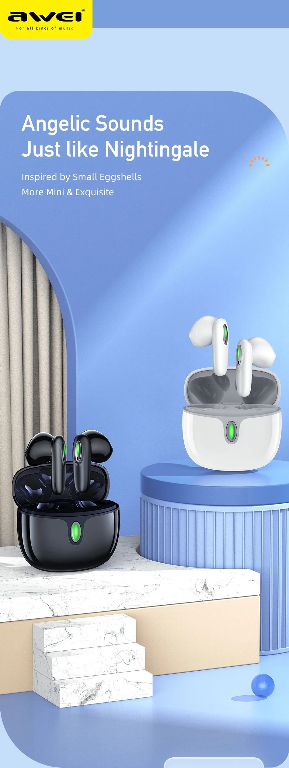 Awei Tws T39 Wireless Earphones