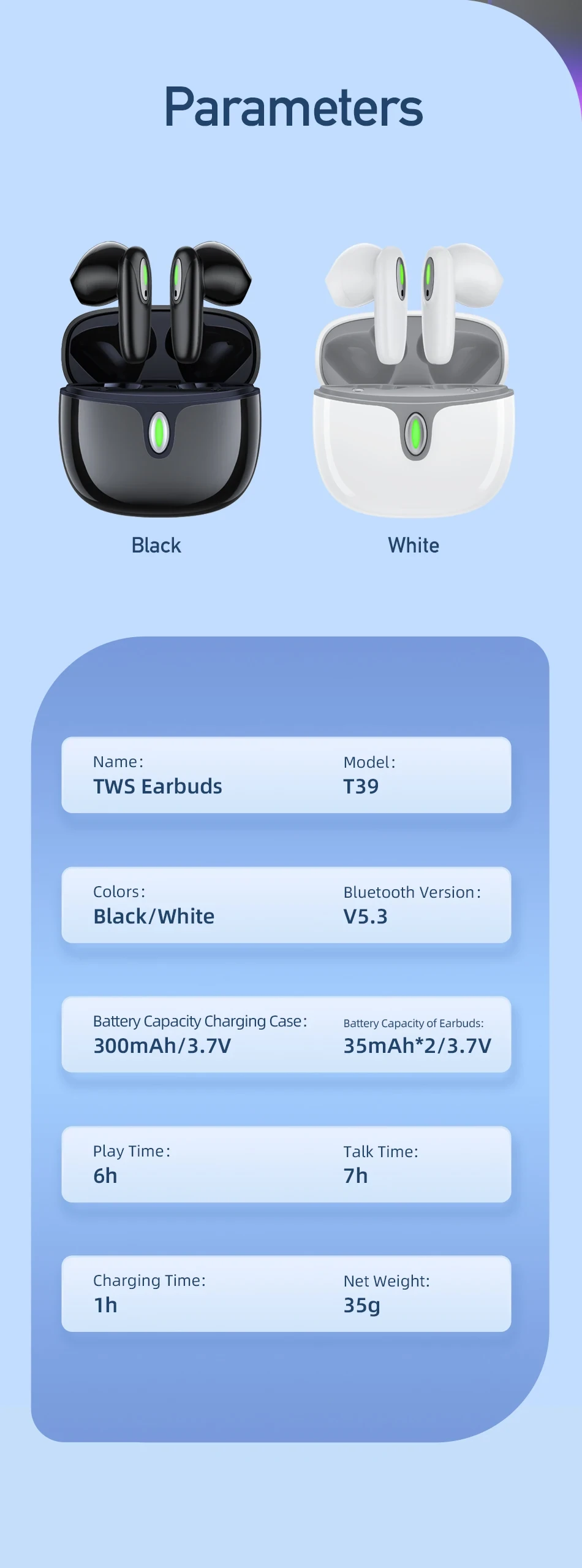 Awei Tws T39 Wireless Earphones