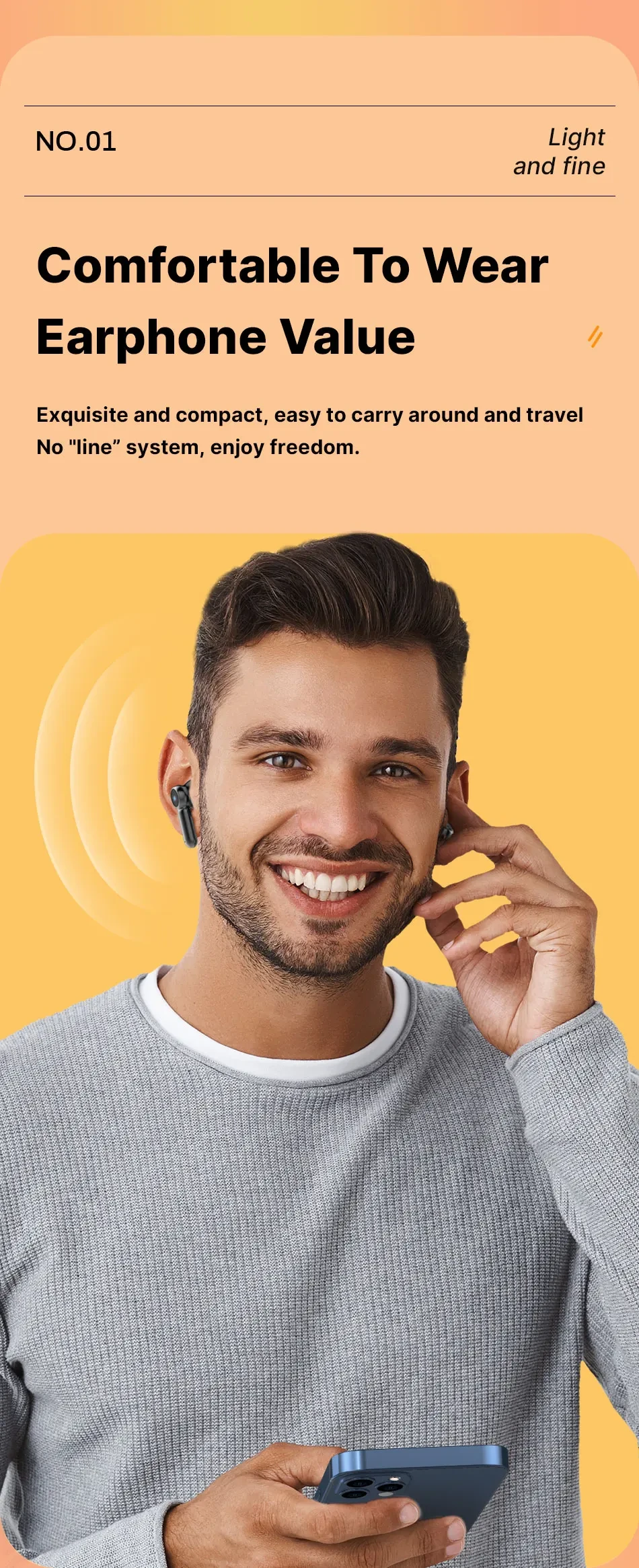Awei T58 ANC V5.3 Wireless Bluetooth Earphones