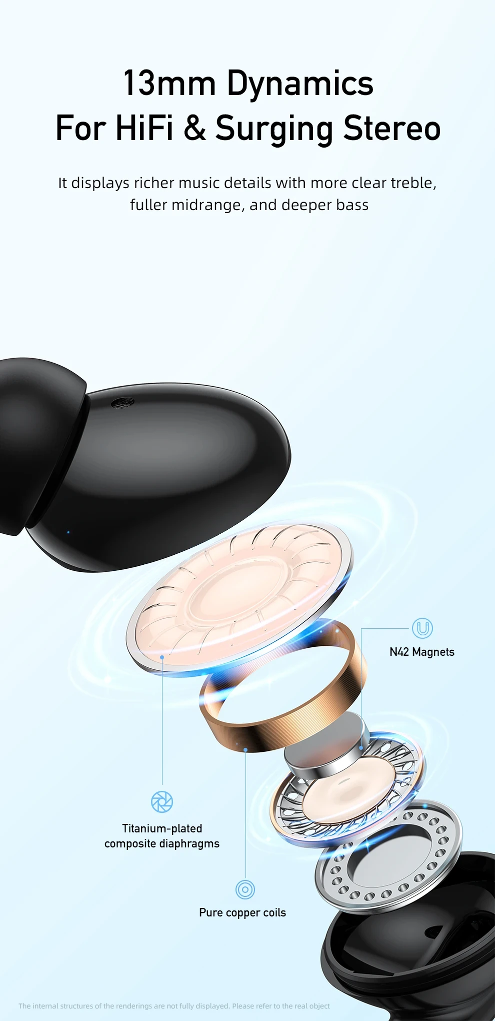 Awei T61 Wireless Noise Cancelling Earbuds