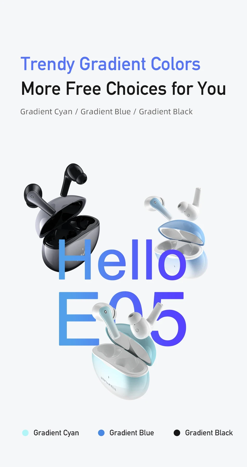 Awei TWS T62 ENC Earphones Bluetooth V5.3