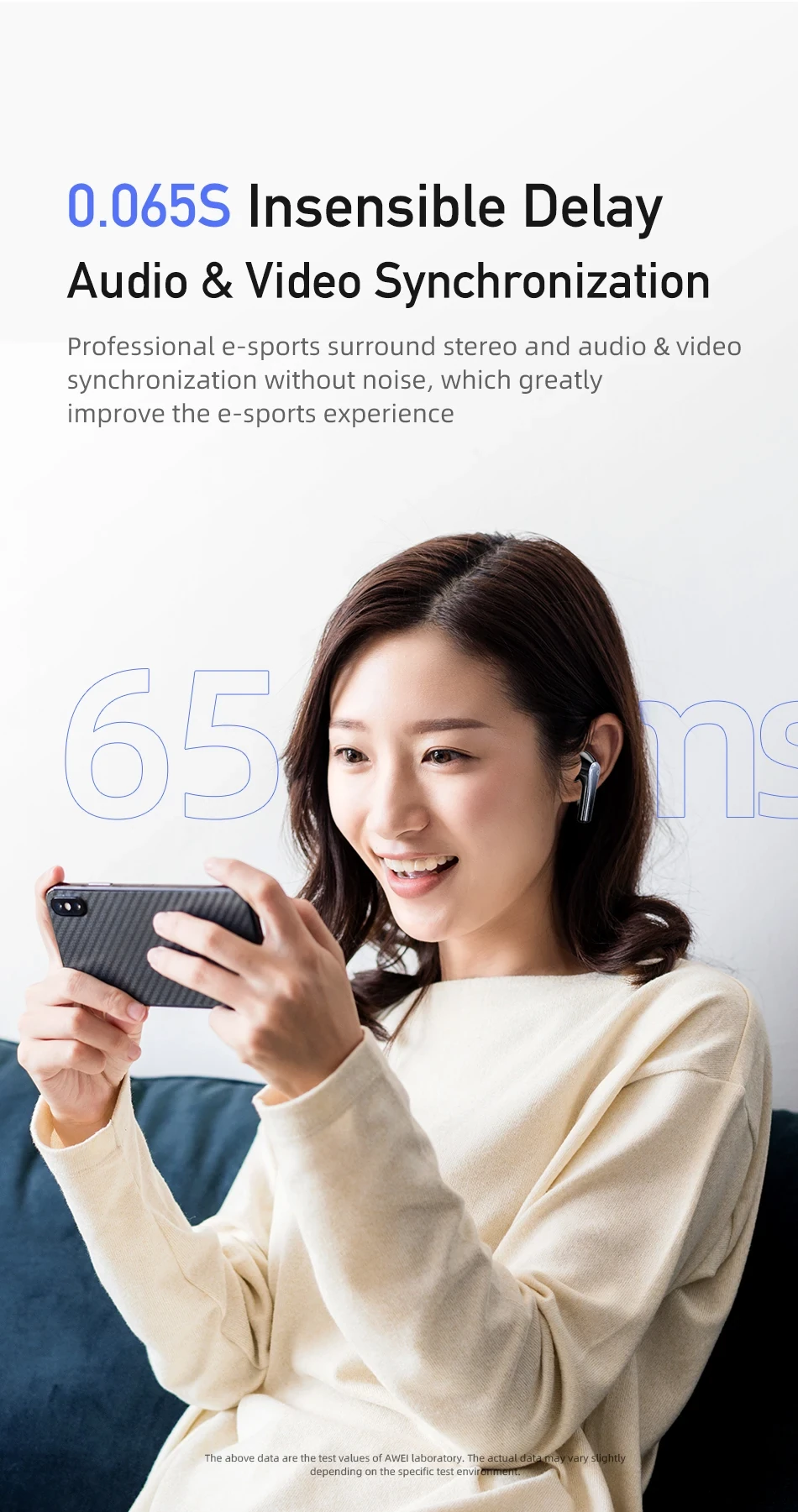 Awei TWS T62 ENC Earphones Bluetooth V5.3