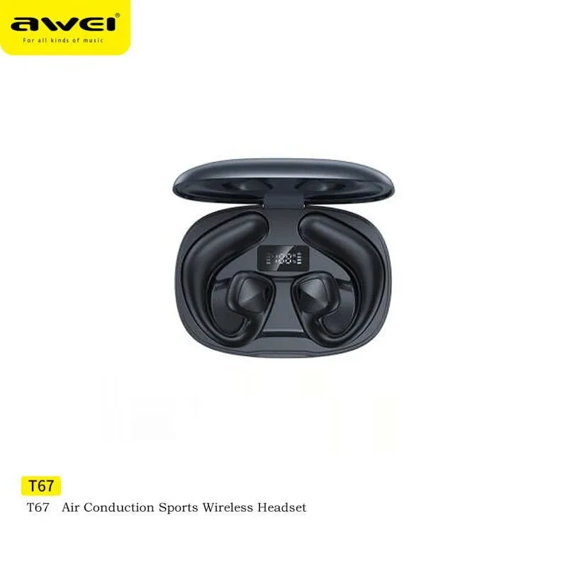 Awei T67 Air Conduction Wireless Earphone