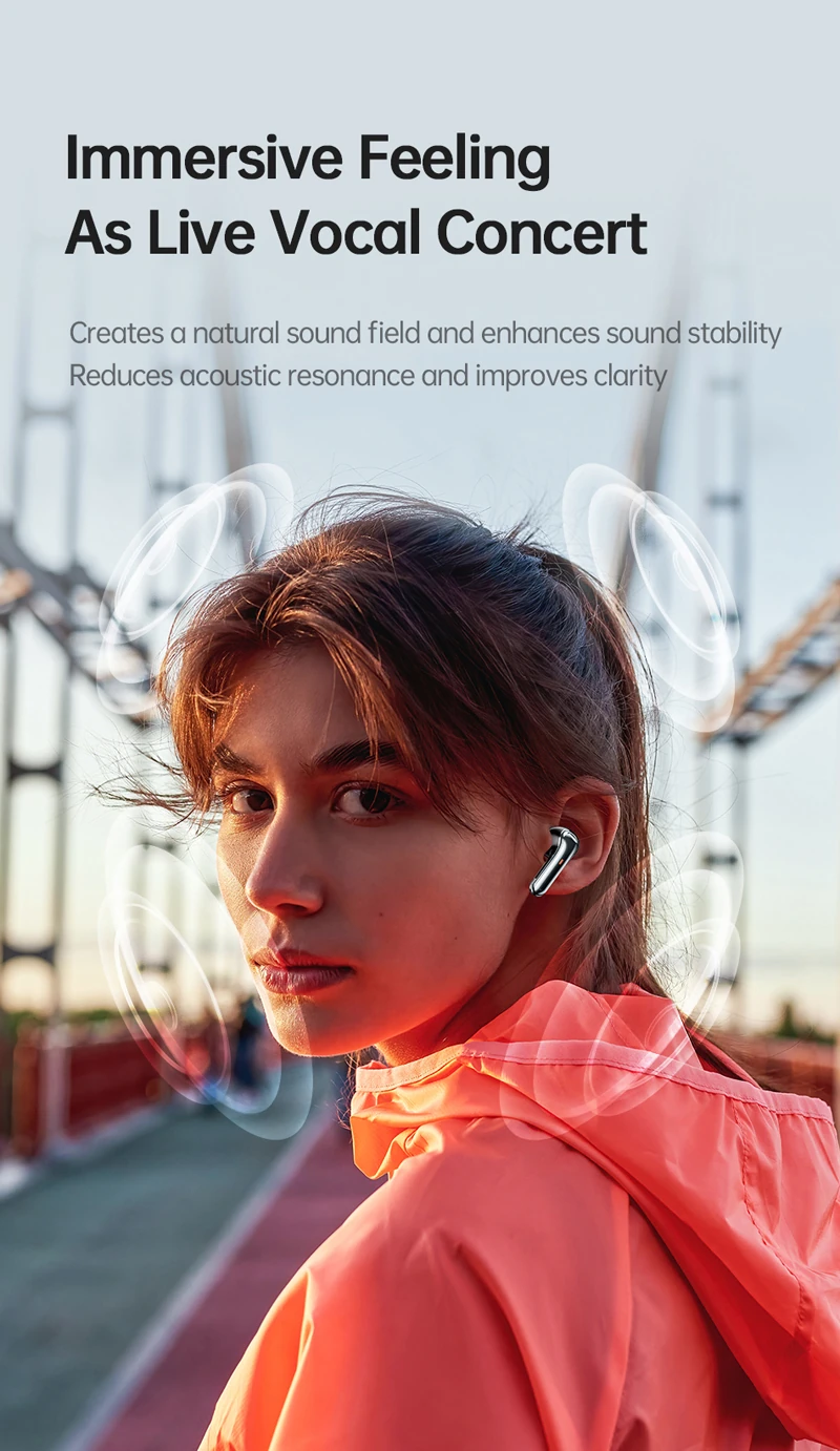 AWEI T79 ENC Heavy Bass Bluetooth Earphone Black