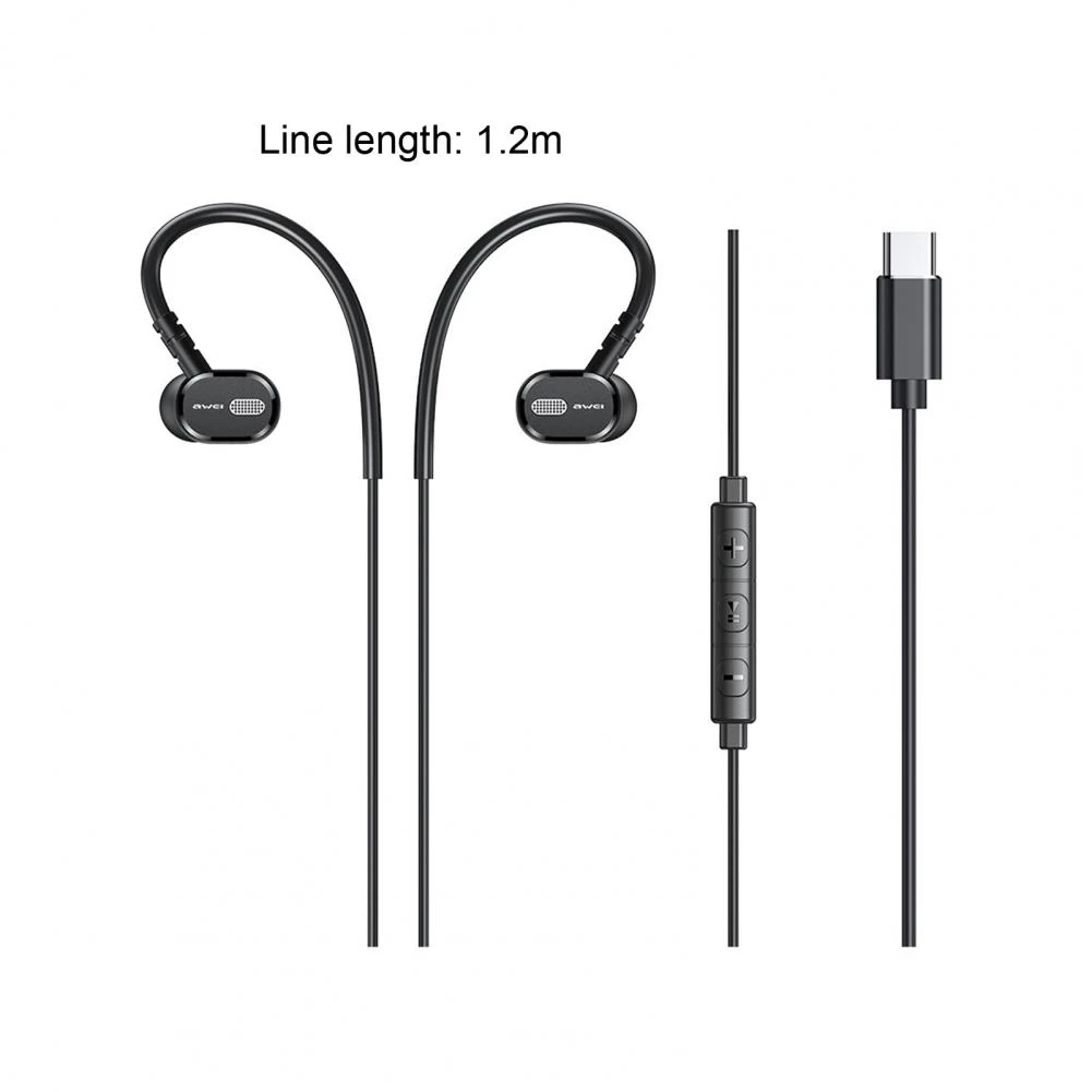Awei TC-6 Wired Earphone Type-C Handsfree