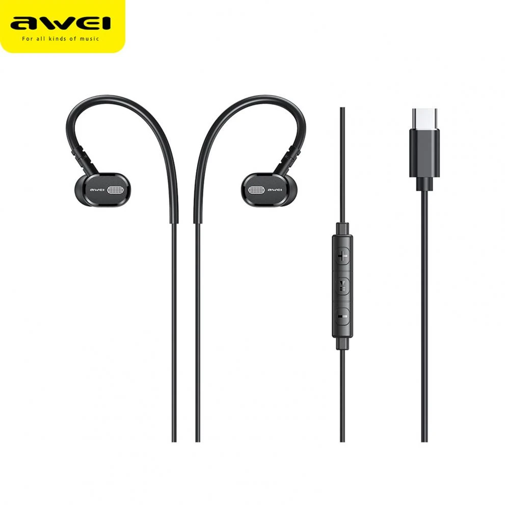 Awei TC-6 Wired Earphone Type-C Handsfree